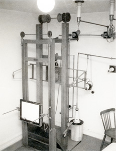 Tidigt röntgenstativ för stående patient